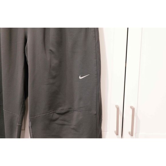 Nike Grey Dri-Fit Stretch 1/4 Zip Ankle Athletic Sweatpants Mens Size Large - Picture 3 of 9